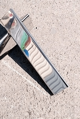 Piramit Fırfır 25 cm krom paslanmaz 4 Adet