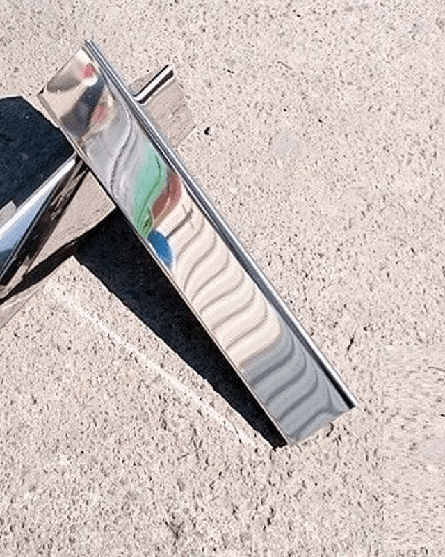 Piramit Fırfır 25 cm krom paslanmaz 4 Adet