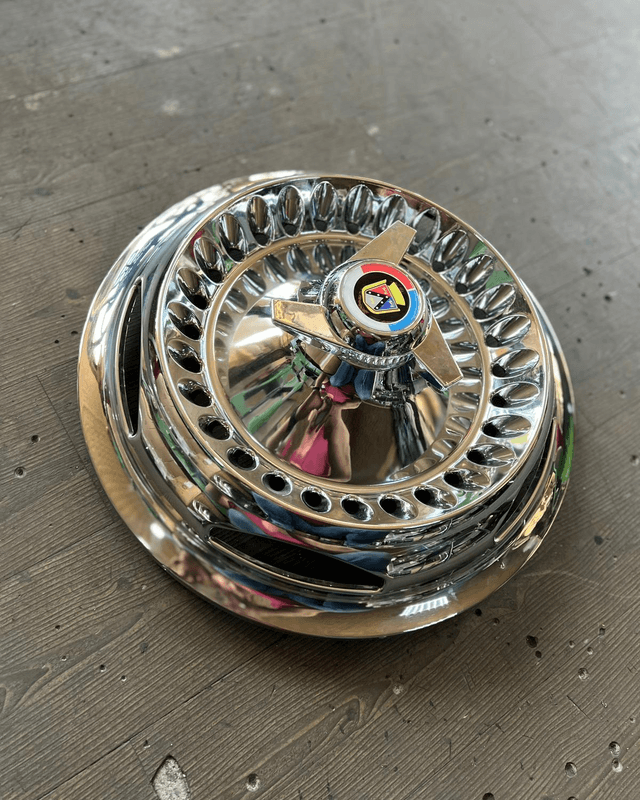 16 inch Cobra plymounth paslanmaz krom çemberli 4 Adet