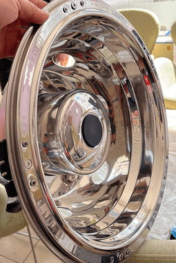 17,5 inch simulatör jant kapak arka çift teker araçlar için 4 Adet set 