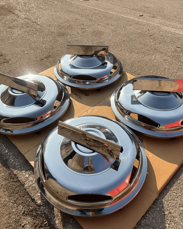 16 inch paslanmaz cobra tas fırfır komple set 4 adet 