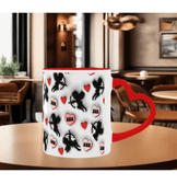 eros kalp aşk sevgililer günü özel porselen kupa