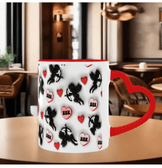 eros kalp aşk sevgililer günü özel porselen kupa