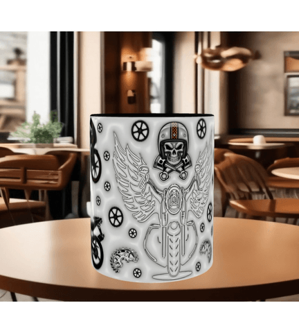 Moto , motor , moto racing , motor tutkunlarına özel baskı porselen kupa