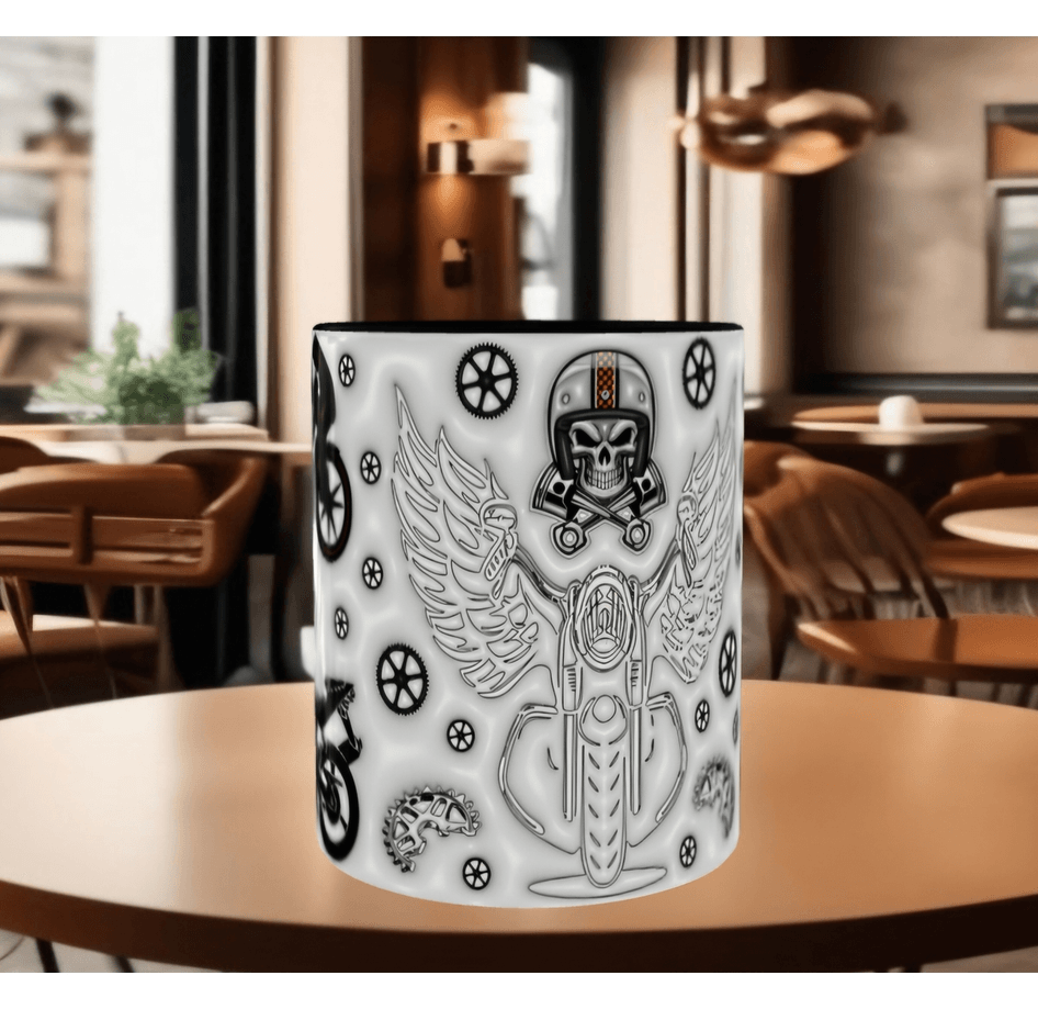 Moto , motor , moto racing , motor tutkunlarına özel baskı porselen kupa