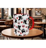 Eros, aşk meleği, sevgili kaliteli porselen kupa