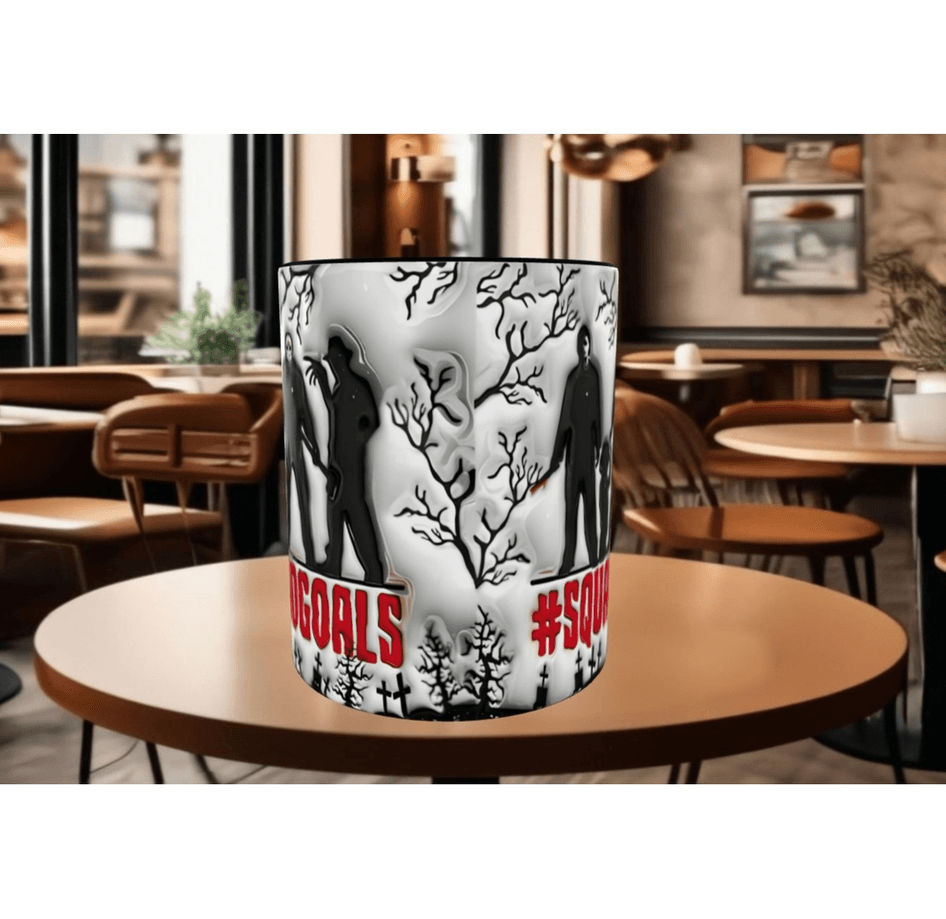 Katil, chucky, freddy, jason halloween kaliteli porselen kupa