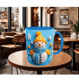 Kardan adam kaliteli porselen kupa