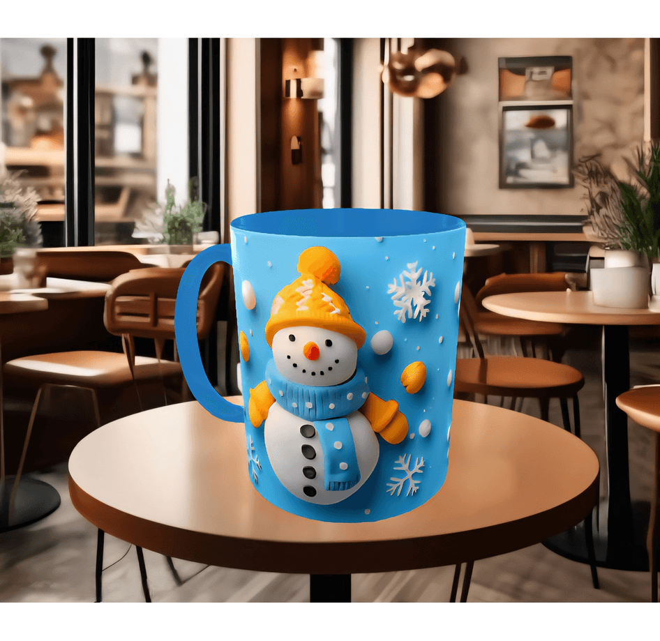 Kardan adam kaliteli porselen kupa