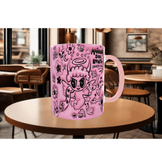 Eros aşk meleği kaliteli porselen kupa