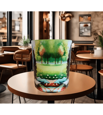 Huzur, doğa, hayvan, köpek çay kahve kaliteli hediyelil porselen kupa