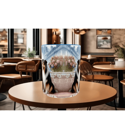 Huzur, doğa, hayvan, köpek çay kahve kaliteli hediyelil porselen kupa