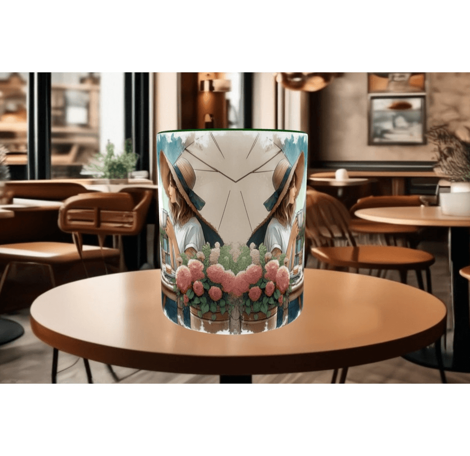 Huzur, doğa, hayvan, köpek çay kahve kaliteli hediyelil porselen kupa