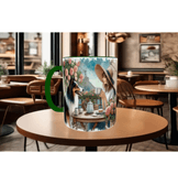 Huzur, doğa, hayvan, köpek çay kahve kaliteli hediyelil porselen kupa