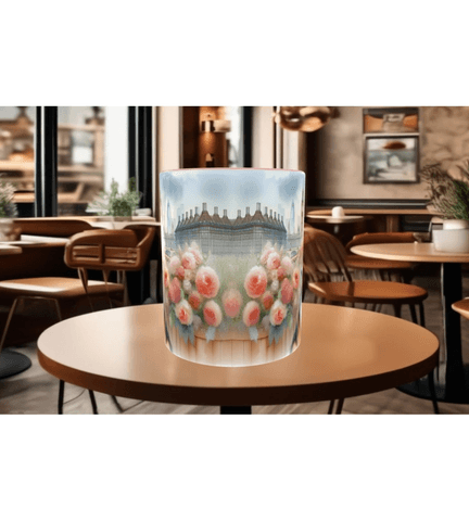 Huzur, doğa, hayvan, köpek çay kahve kaliteli hediyelil porselen kupa