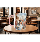 Huzur, doğa, hayvan, köpek çay kahve kaliteli hediyelil porselen kupa