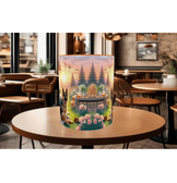 Huzur, doğa, hayvan, köpek çay kahve kaliteli hediyelil porselen kupa