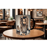 Uyanamıyan, uykucu, uyku, kedi çay kahve porselen hediyelik kupa