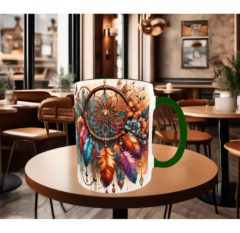 Düş kapanı otantik baskı hediyelik kaliteli porselen kupa