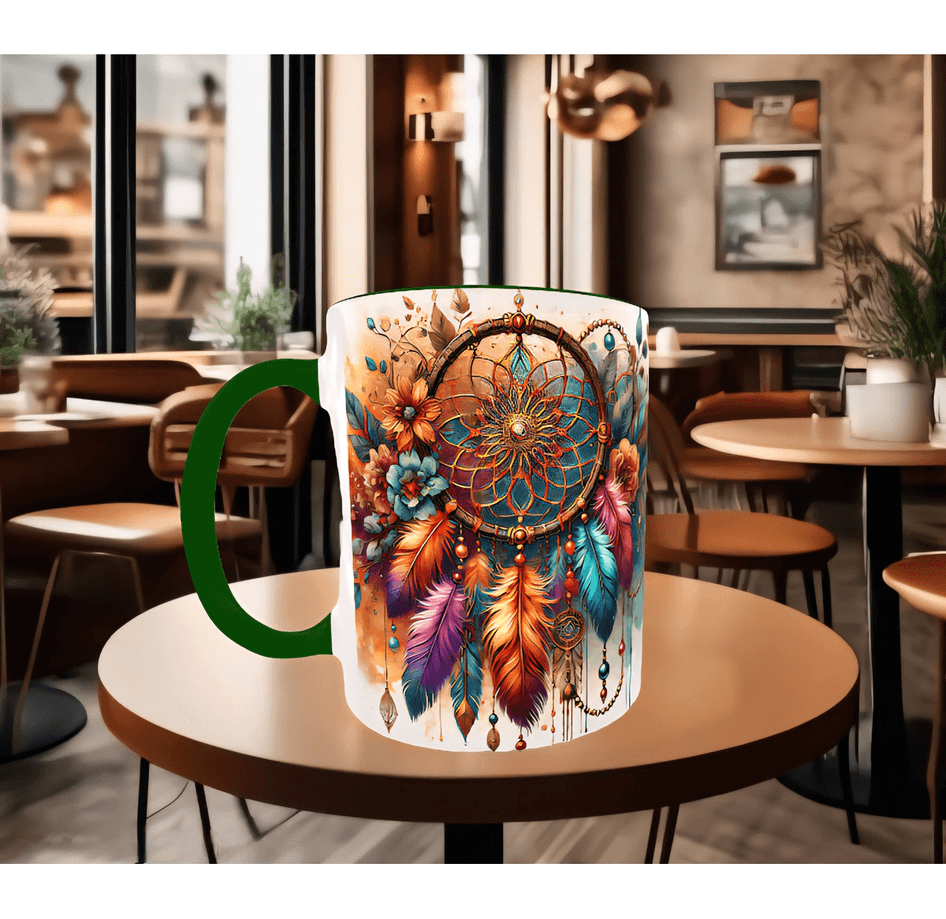 Düş kapanı otantik baskı hediyelik kaliteli porselen kupa