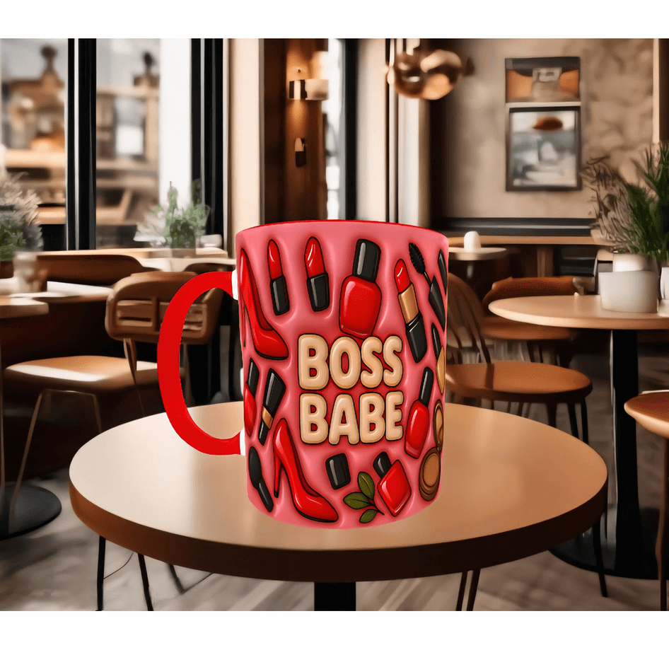 Patron kız baskı hediyelik kaliteli porselen kupa