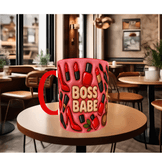 Patron kız baskı hediyelik kaliteli porselen kupa