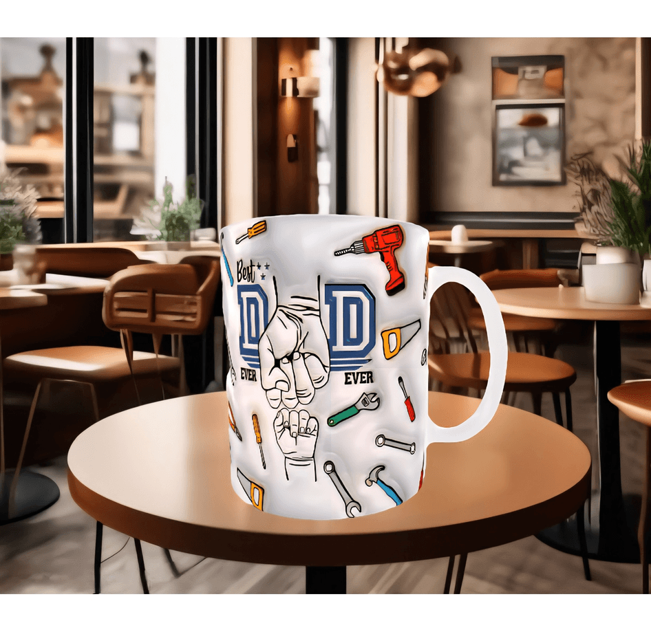 Babalar günü özel baskı hediyelik kaliteli porselen kupa