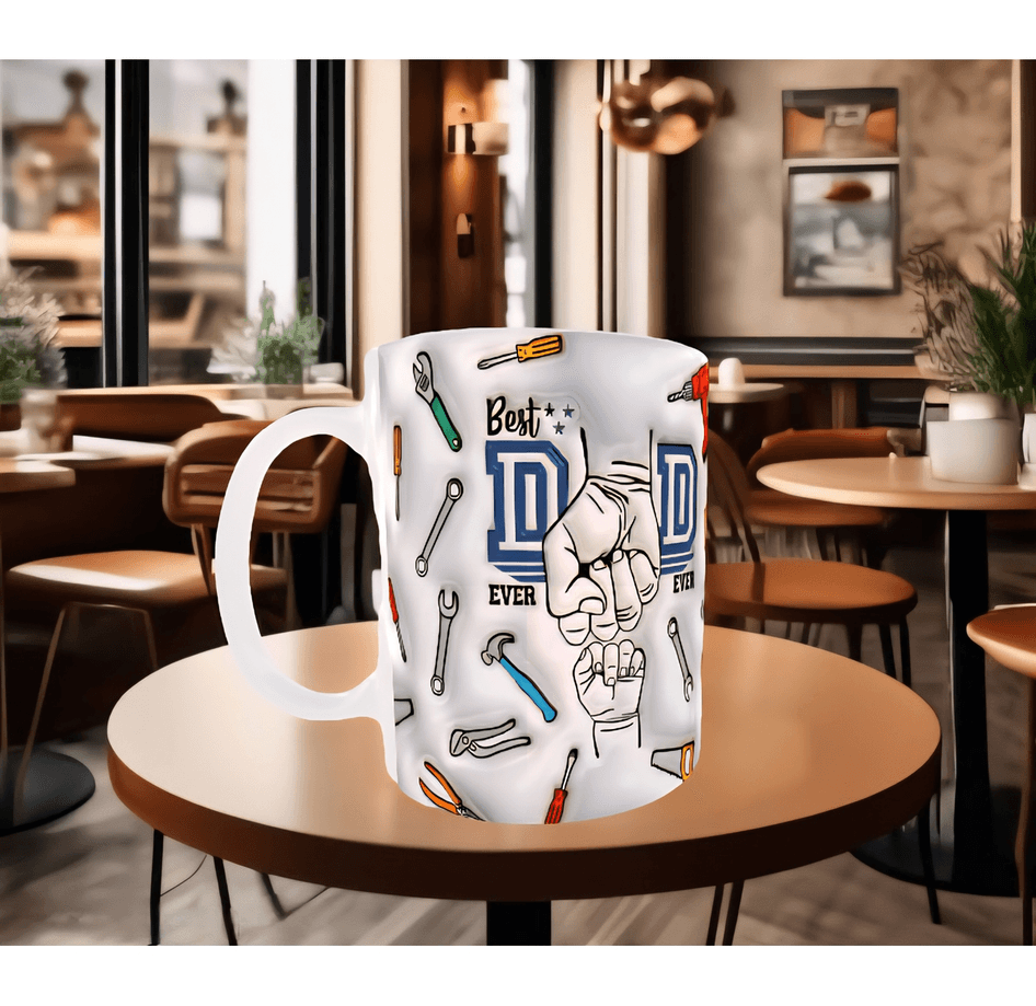 Babalar günü özel baskı hediyelik kaliteli porselen kupa