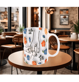 Anneler günü özel baskı hediyelik kaliteli porselen kupa