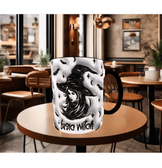 Yeni cadı halloween baskı hediyelik kaliteli porselen kupa