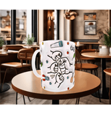 Babalar günü özel baskı hediyelik kaliteli porselen kupa