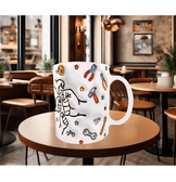 Babalar günü özel baskı hediyelik kaliteli porselen kupa