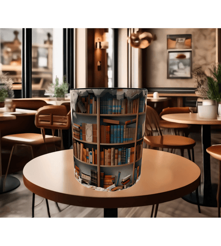 Kitap, kitaplık hediyelik kaliteli porselen kupa