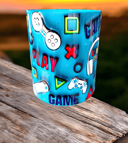 Gamer büyük boy porselen kupa