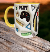 Gamer porselen büyük boy kupa