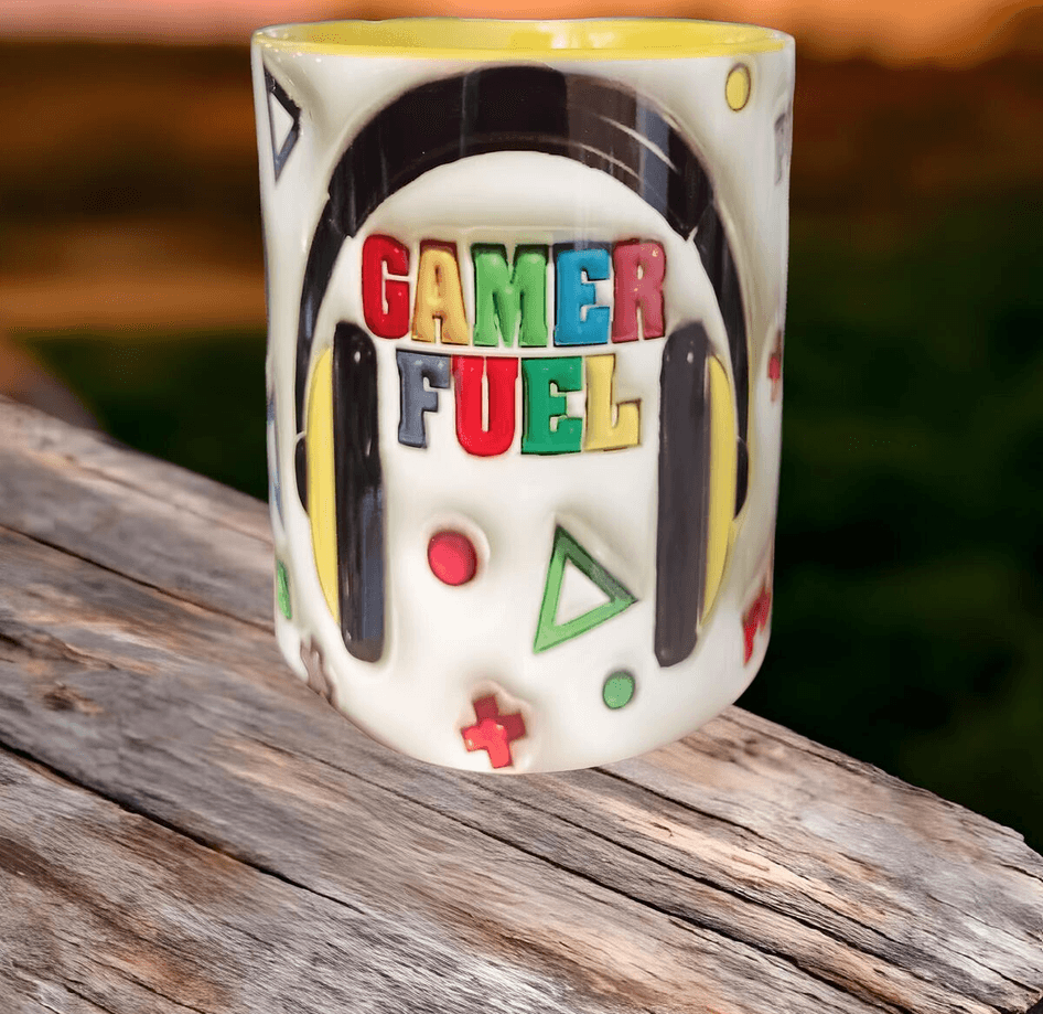 Gamer porselen büyük boy kupa