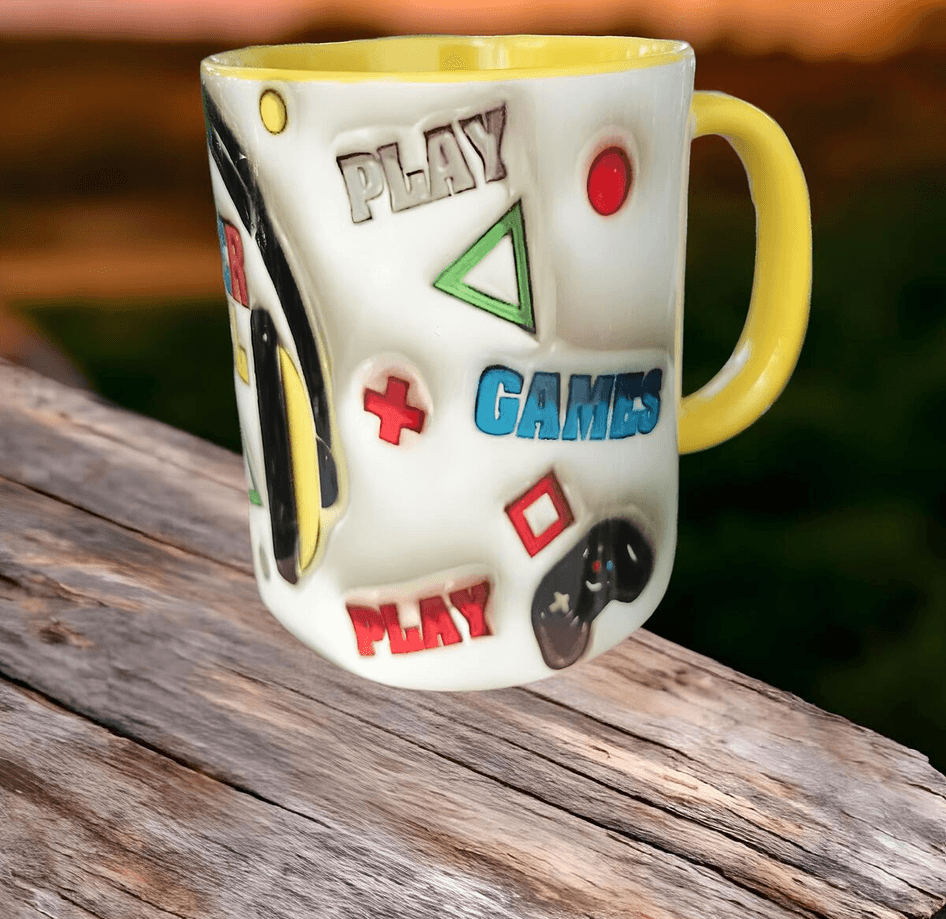 Gamer porselen büyük boy kupa