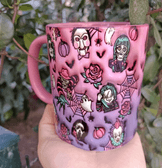 halloween cadılar bayramı katiller porselen kupa