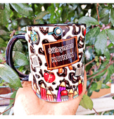 Öğretmenler günü hediyelik kişiselleştirilebilir porselen kupa