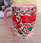 Hemşire Büyük Boy Porselen Kupa