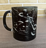 Motor baskı büyük boy porselen kupa