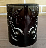 Motor baskı büyük boy porselen kupa