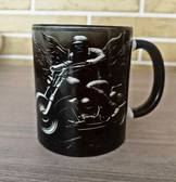 Motor baskı büyük boy porselen kupa