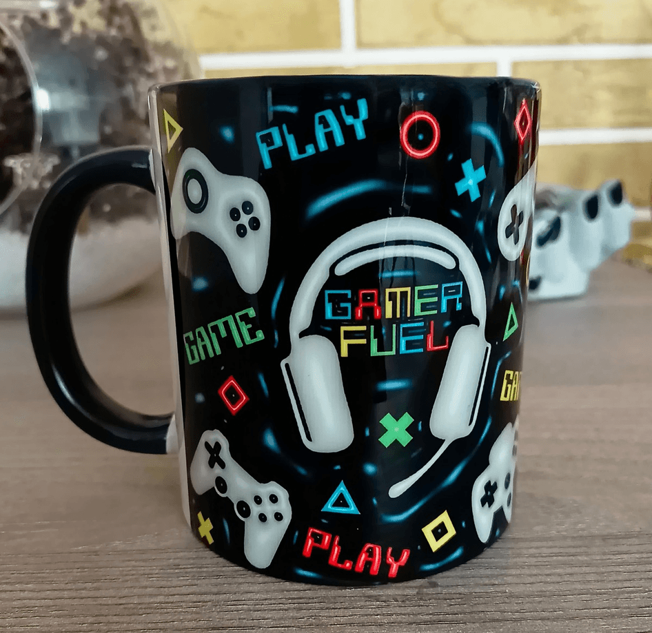 Gamer Lara Özel Büyük Boy Porselen Kupa