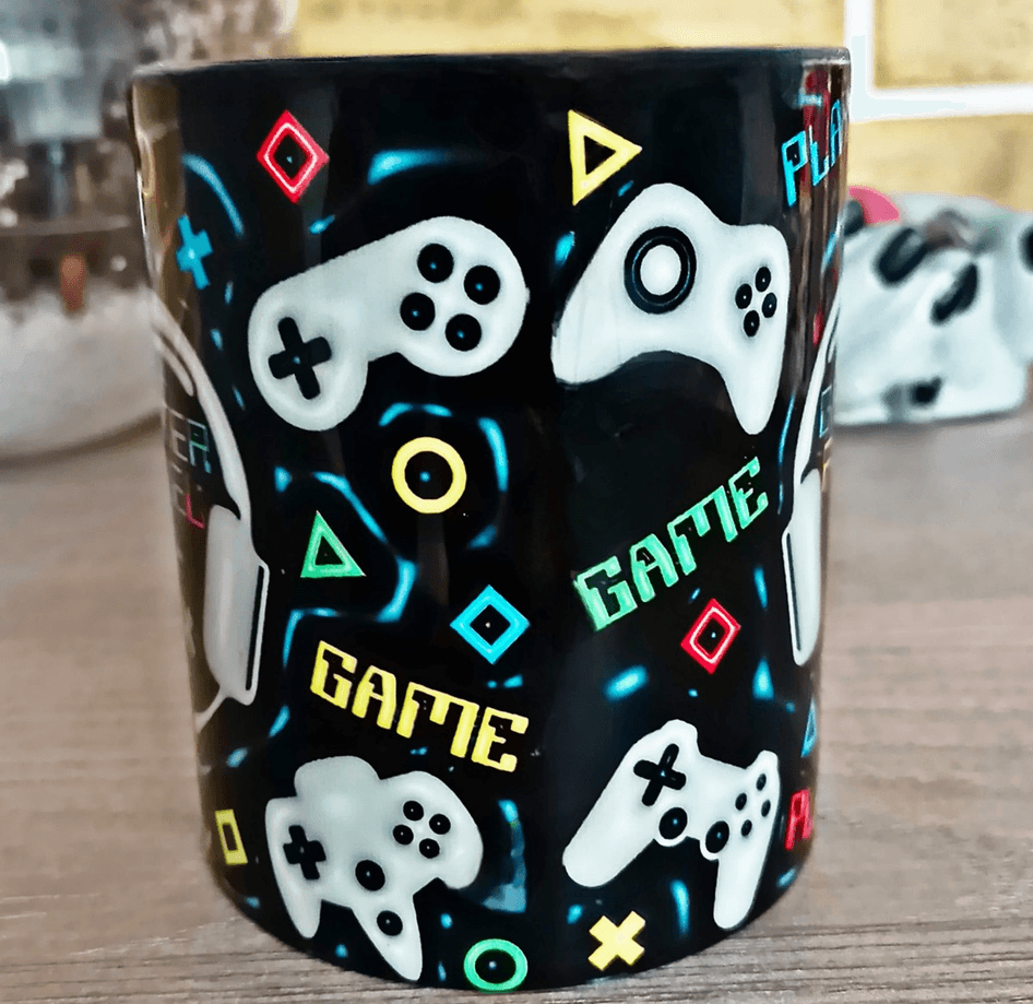 Gamer Lara Özel Büyük Boy Porselen Kupa