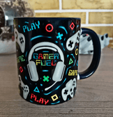 Gamer Lara Özel Büyük Boy Porselen Kupa