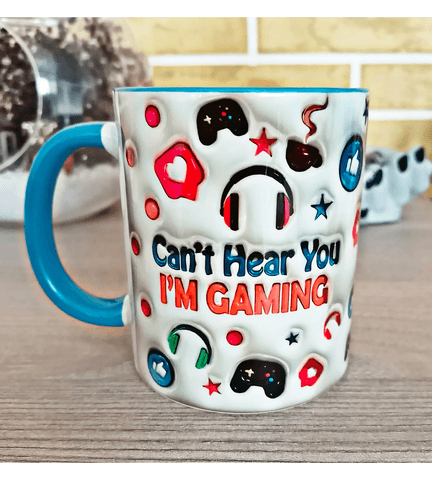 Gamer Lara Özel Büyük Boy Porselen Kupa