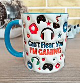 Gamer Lara Özel Büyük Boy Porselen Kupa