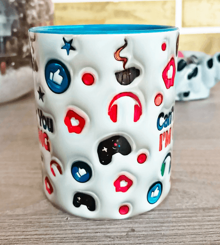 Gamer Lara Özel Büyük Boy Porselen Kupa