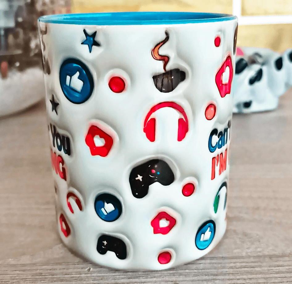 Gamer Lara Özel Büyük Boy Porselen Kupa